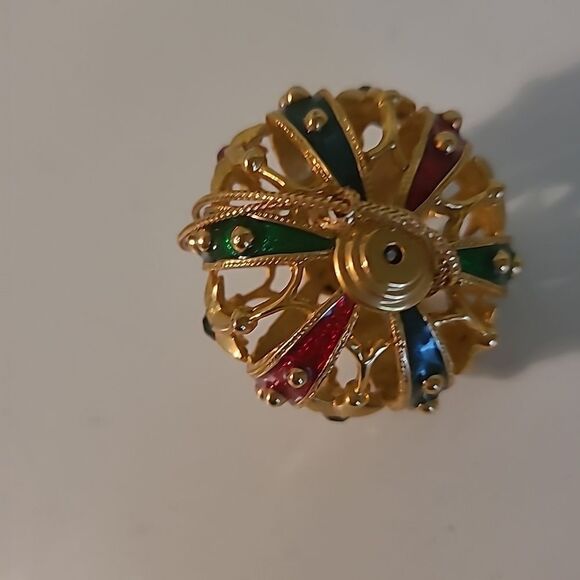 Enamel and Rhinestone Ornament - Picture 3 of 4